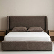 Eden Contour Upholstered Bed – made in UAE by Dune & Pine